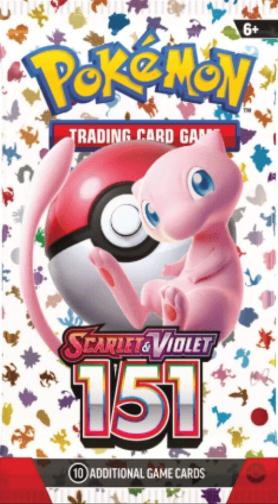 151 Booster Pack - SV: Scarlet & Violet 151 (MEW) Tilted Rips 151 Booster Pack - SV: Scarlet & Violet 151 (MEW) Tilted Rips