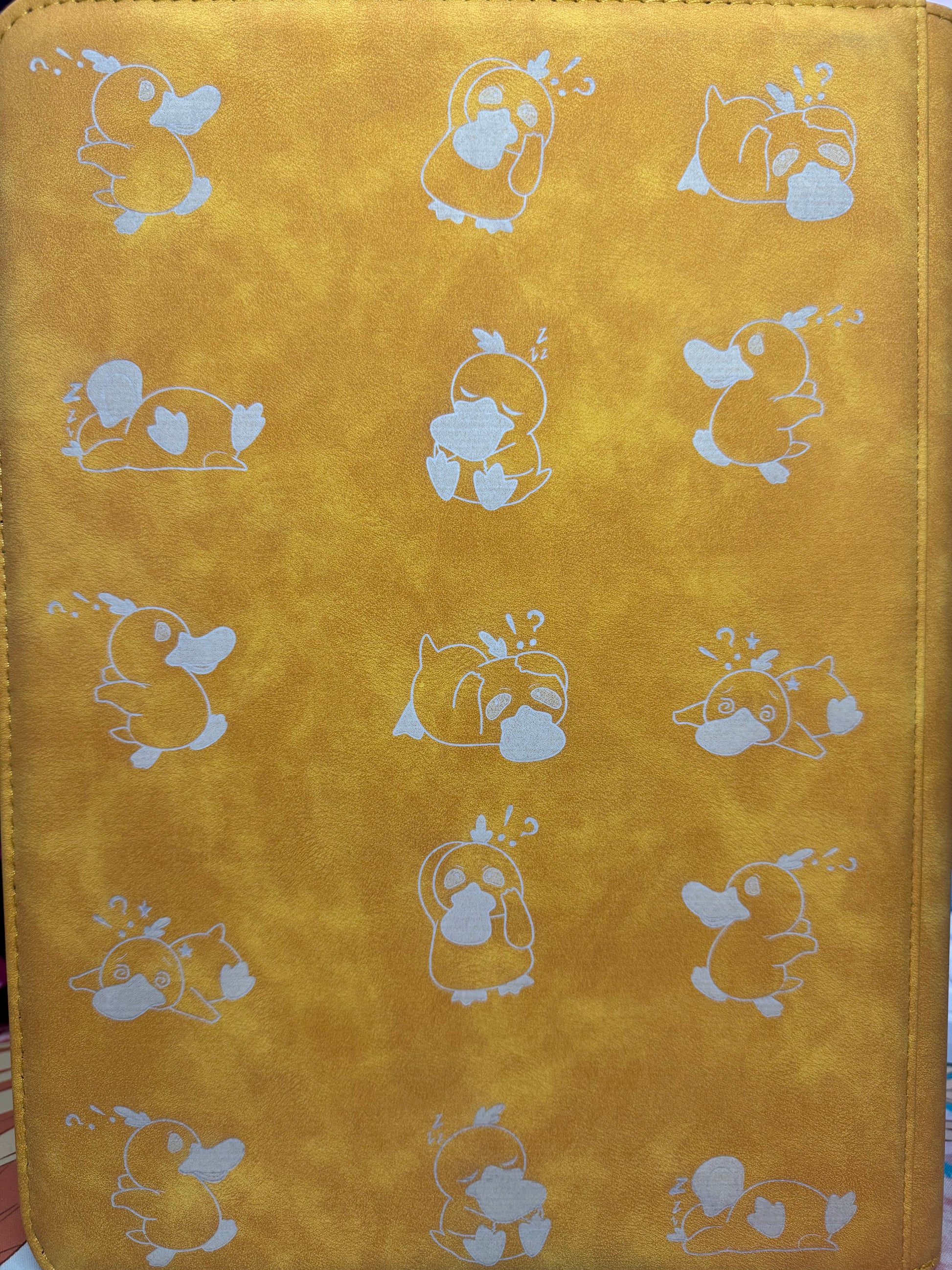 Misty's Psyduck Binder - Yellow - Pokémon