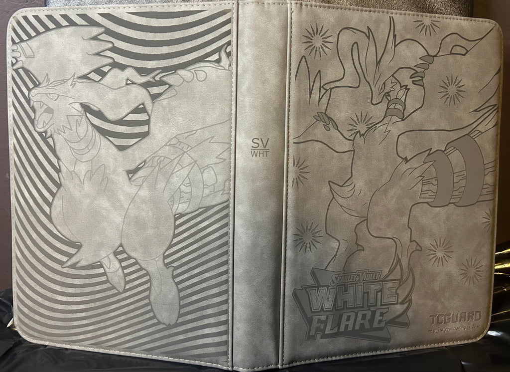 White Flare Master Set Binder - Grey
